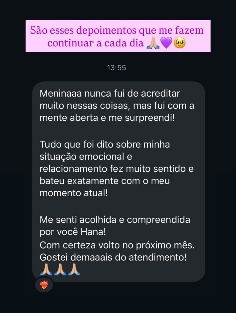 Depoimento de cliente — Consulta Completa